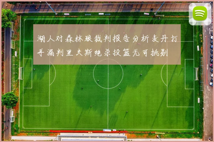 湖人对森林狼裁判报告分析麦丹打手漏判里夫斯绝杀投篮无可挑剔